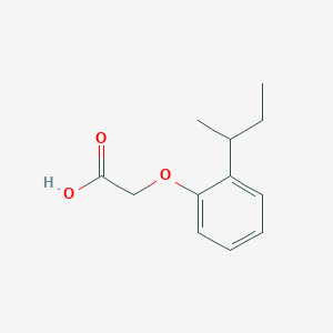 molecular formula C12H16O3 B185414 (2-Sec-butylphenoxy)acetic acid CAS No. 76343-98-1