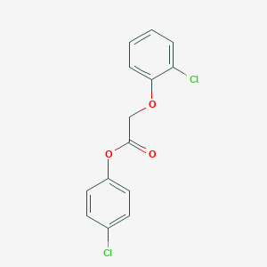 molecular formula C14H10Cl2O3 B185418 4-Chlorophenyl (2-chlorophenoxy)acetate CAS No. 62095-39-0