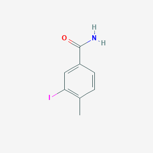 molecular formula C8H8INO B185425 3-Iodo-4-methylbenzamide CAS No. 269411-70-3