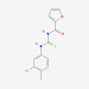N-[(3-chloro-4-methylphenyl)carbamothioyl]furan-2-carboxamide