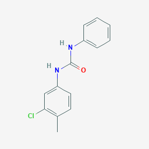 molecular formula C14H13ClN2O B185441 1-(3-Chloro-4-methylphenyl)-3-phenylurea CAS No. 13142-65-9