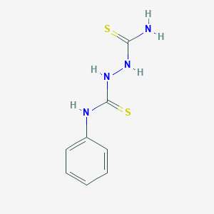 molecular formula C8H10N4S2 B185466 1-(Carbamothioylamino)-3-phenylthiourea CAS No. 16437-66-4