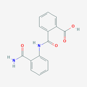 molecular formula C15H12N2O4 B185468 2-{[2-(Aminocarbonyl)anilino]carbonyl}benzoic acid CAS No. 18257-54-0