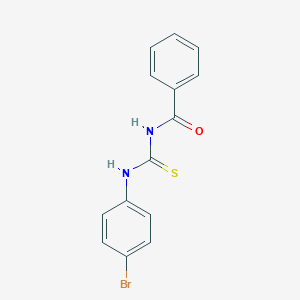 molecular formula C14H11BrN2OS B185475 N-[(4-bromophenyl)carbamothioyl]benzamide CAS No. 19249-89-9