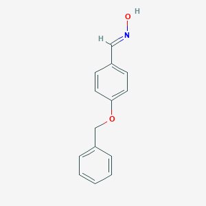 B185486 4-Benzyloxy-benzaldehyde oxime CAS No. 76193-67-4
