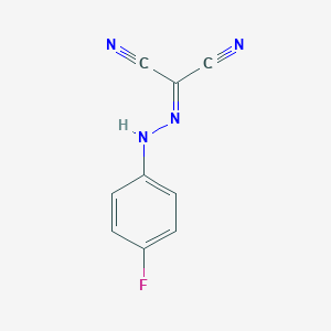 molecular formula C9H5FN4 B185489 (4-Fluorophenyl)carbonohydrazonoyl dicyanide CAS No. 94853-74-4