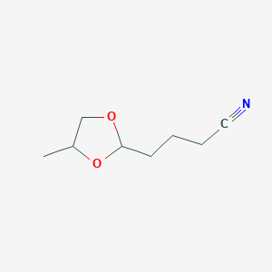 4-(4-Methyl-1,3-dioxolan-2-yl)butanenitrile