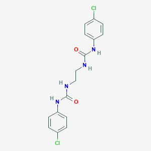 molecular formula C16H16Cl2N4O2 B185499 1-(4-Chlorophenyl)-3-[2-[(4-chlorophenyl)carbamoylamino]ethyl]urea CAS No. 6269-41-6