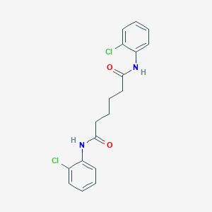 molecular formula C18H18Cl2N2O2 B185503 N,N'-bis(2-chlorophenyl)hexanediamide CAS No. 316139-00-1
