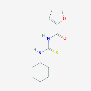 molecular formula C12H16N2O2S B185512 N-(cyclohexylcarbamothioyl)furan-2-carboxamide CAS No. 391247-63-5