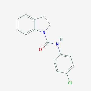 N-(4-chlorophenyl)-1-indolinecarboxamide
