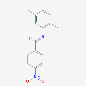 Benzenamine, 2,5-dimethyl-N-[(4-nitrophenyl)methylene]-