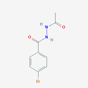 molecular formula C9H9BrN2O2 B185529 N'-acetyl-4-bromobenzohydrazide CAS No. 74038-71-4