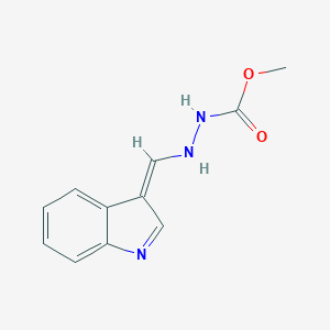 molecular formula C11H11N3O2 B185530 methyl 2-(1H-indol-3-ylmethylene)hydrazinecarboxylate CAS No. 88692-99-3