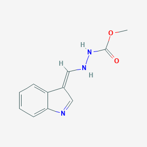 methyl N-[[(Z)-indol-3-ylidenemethyl]amino]carbamate