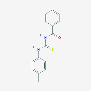 molecular formula C15H14N2OS B185534 N-[(4-methylphenyl)carbamothioyl]benzamide CAS No. 6281-61-4
