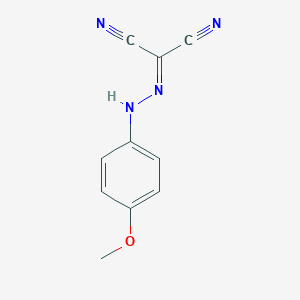 Propanedinitrile, ((4-methoxyphenyl)hydrazono)-