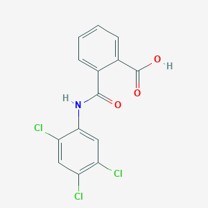 molecular formula C14H8Cl3NO3 B185537 2-[(2,4,5-Trichlorophenyl)carbamoyl]benzoic acid CAS No. 19356-90-2