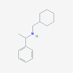 molecular formula C15H23N B185539 N-(cyclohexylmethyl)-1-phenylethanamine CAS No. 356540-15-3