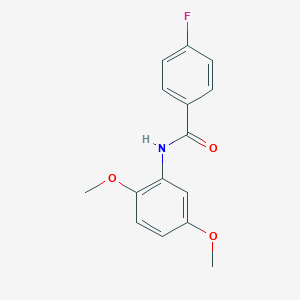 B185540 N-(2,5-dimethoxyphenyl)-4-fluorobenzamide CAS No. 198134-75-7