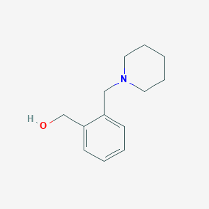 molecular formula C13H19NO B185543 (2-(哌啶-1-基甲基)苯基)甲醇 CAS No. 91271-61-3