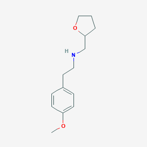 2-(4-methoxyphenyl)-N-(tetrahydrofuran-2-ylmethyl)ethanamine