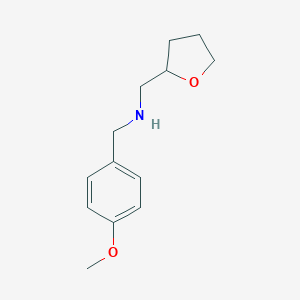 molecular formula C13H19NO2 B185547 (4-Methoxy-benzyl)-(tetrahydro-furan-2-ylmethyl)-amine CAS No. 356537-07-0