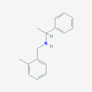 molecular formula C16H19N B185556 (2-Methylbenzyl)(1-phenylethyl)amine CAS No. 356531-09-4