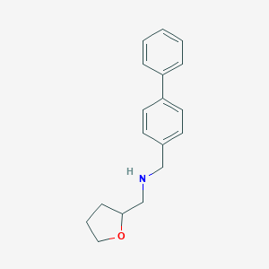 molecular formula C18H21NO B185558 (Biphenyl-4-ylmethyl)(tetrahydrofuran-2-ylmethyl)amine CAS No. 356530-39-7