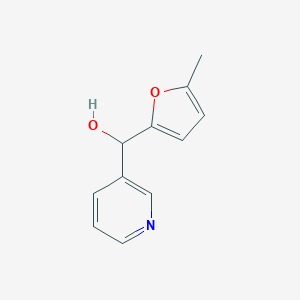 molecular formula C11H11NO2 B185562 (5-Methyl-2-furyl)(pyridin-3-yl)methanol CAS No. 356554-26-2