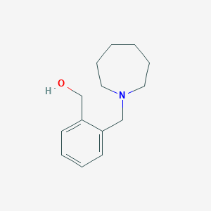molecular formula C14H21NO B185563 [2-(1-Azepanylmethyl)phenyl]methanol CAS No. 356539-02-1