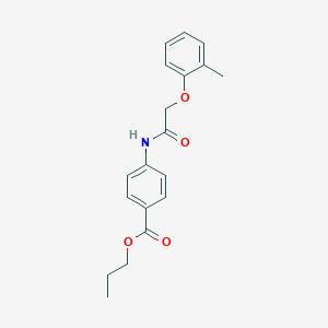 Propyl 4-{[(2-methylphenoxy)acetyl]amino}benzoate