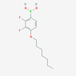 molecular formula C13H19BF2O3 B185584 (2,3-Difluoro-4-(heptyloxy)phenyl)boronic acid CAS No. 147222-88-6