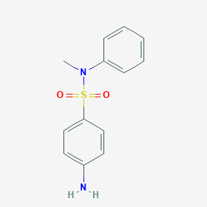 molecular formula C13H14N2O2S B185591 4-amino-N-methyl-N-phenylbenzenesulfonamide CAS No. 63826-12-0