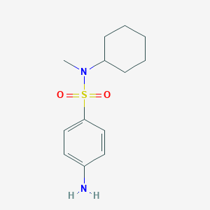 molecular formula C13H20N2O2S B185599 4-amino-N-cyclohexyl-N-methylbenzenesulfonamide CAS No. 7467-48-3