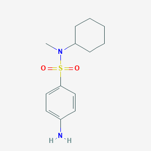 molecular formula C13H20N2O2S B185599 4-Amino-N-cyclohexyl-N-methyl-benzenesulfonamide CAS No. 7467-48-3