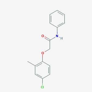 molecular formula C15H14ClNO2 B185603 2-(4-chloro-2-methylphenoxy)-N-phenylacetamide CAS No. 52723-84-9