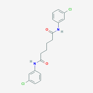 molecular formula C18H18Cl2N2O2 B185607 Adipamide, N,N'-bis(3-chlorophenyl)- CAS No. 73680-49-6