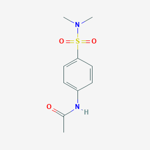 molecular formula C10H14N2O3S B185608 Acetamide, N-[4-[(dimethylamino)sulfonyl]phenyl]- CAS No. 54951-54-1