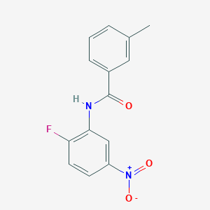 N-(2-fluoro-5-nitrophenyl)-3-methylbenzamide