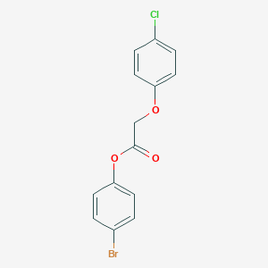 molecular formula C14H10BrClO3 B185614 4-Bromophenyl (4-chlorophenoxy)acetate CAS No. 62095-46-9