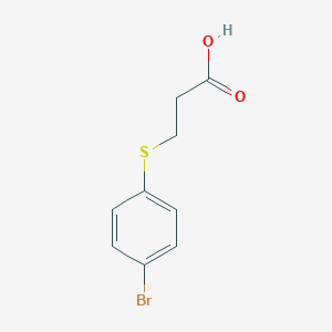 molecular formula C9H9BrO2S B185620 3-[(4-Bromophenyl)sulfanyl]propanoic acid CAS No. 13735-04-1