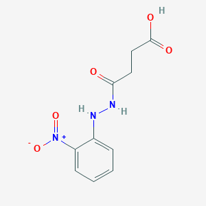 4-[2-(2-Nitrophenyl)hydrazinyl]-4-oxobutanoic acid