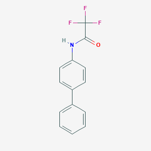 molecular formula C14H10F3NO B185629 2,2,2-trifluoro-N-(4-phenylphenyl)acetamide CAS No. 347-37-5
