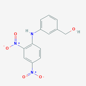molecular formula C13H11N3O5 B185632 [3-(2,4-Dinitroanilino)phenyl]methanol CAS No. 301326-28-3