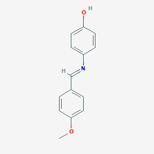molecular formula C14H13NO2 B185642 4-(4-Methoxybenzylidene)-4-hydroxyaniline CAS No. 3230-39-5