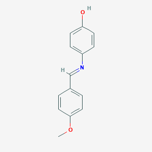 Phenol, 4-[[(4-methoxyphenyl)methylene]amino]-
