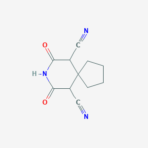 7,9-Dioxo-8-azaspiro[4.5]decane-6,10-dicarbonitrile