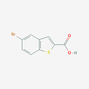 molecular formula C9H5BrO2S B185659 5-Bromo-1-benzothiophene-2-carboxylic acid CAS No. 7312-10-9
