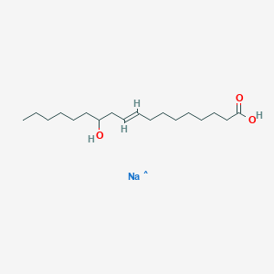 molecular formula C18H33NaO3 B018567 Ricinelaidic acid sodium salt CAS No. 108321-51-3
